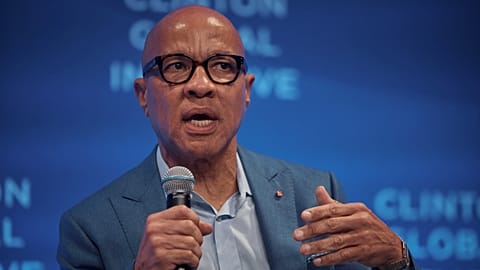 Darren Walker, President, Ford Foundation speaks during the Clinton Global Initiative, on Sept. 24, 2025, in New York.
