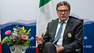 Italian Economy Minister Giancarlo Giorgetti during the G7 in Canada last May