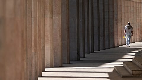 FILE: A man walks through a passage in Rabat, Morocco, 5 October 2025