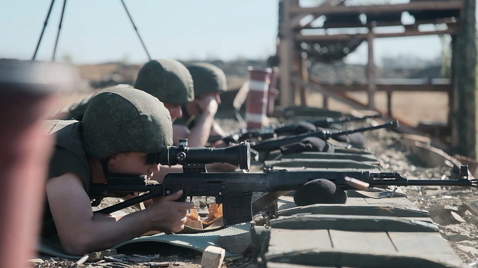 In this photo taken from video distributed by Russian Defence Ministry Press Service on Friday, Oct. 3, 2025.