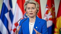 La Présidente de la Commission européenne, Ursula von der Leyen