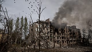 Ukrayna'nın Donetsk bölgesinden bir görüntü, 13 Ekim 2025