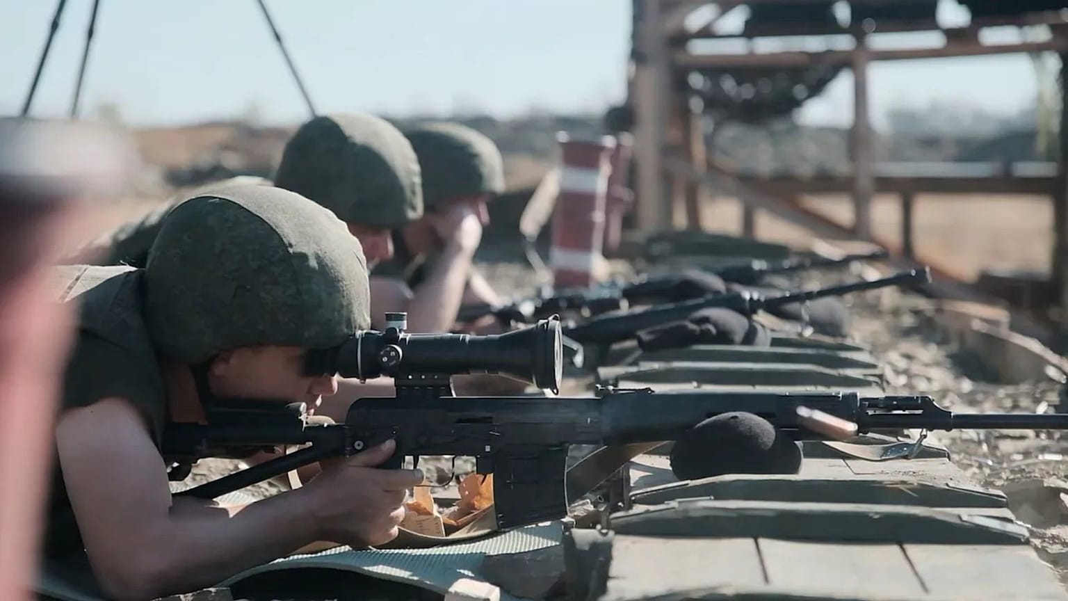 Orosz tartalékosok gyakorlata