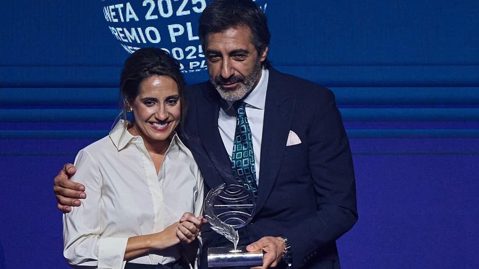 Juan del Val con Ángela Banzas, finalista