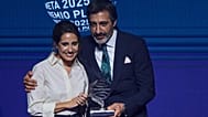 Juan del Val con Ángela Banzas, finalista