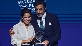 Juan del Val con Ángela Banzas, finalista