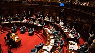 Senators vote in favour of a bill to legalise euthanasia in Montevideo, 15 October, 2025