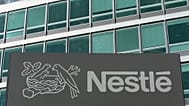 The logo of Swiss food an drink company Nestle