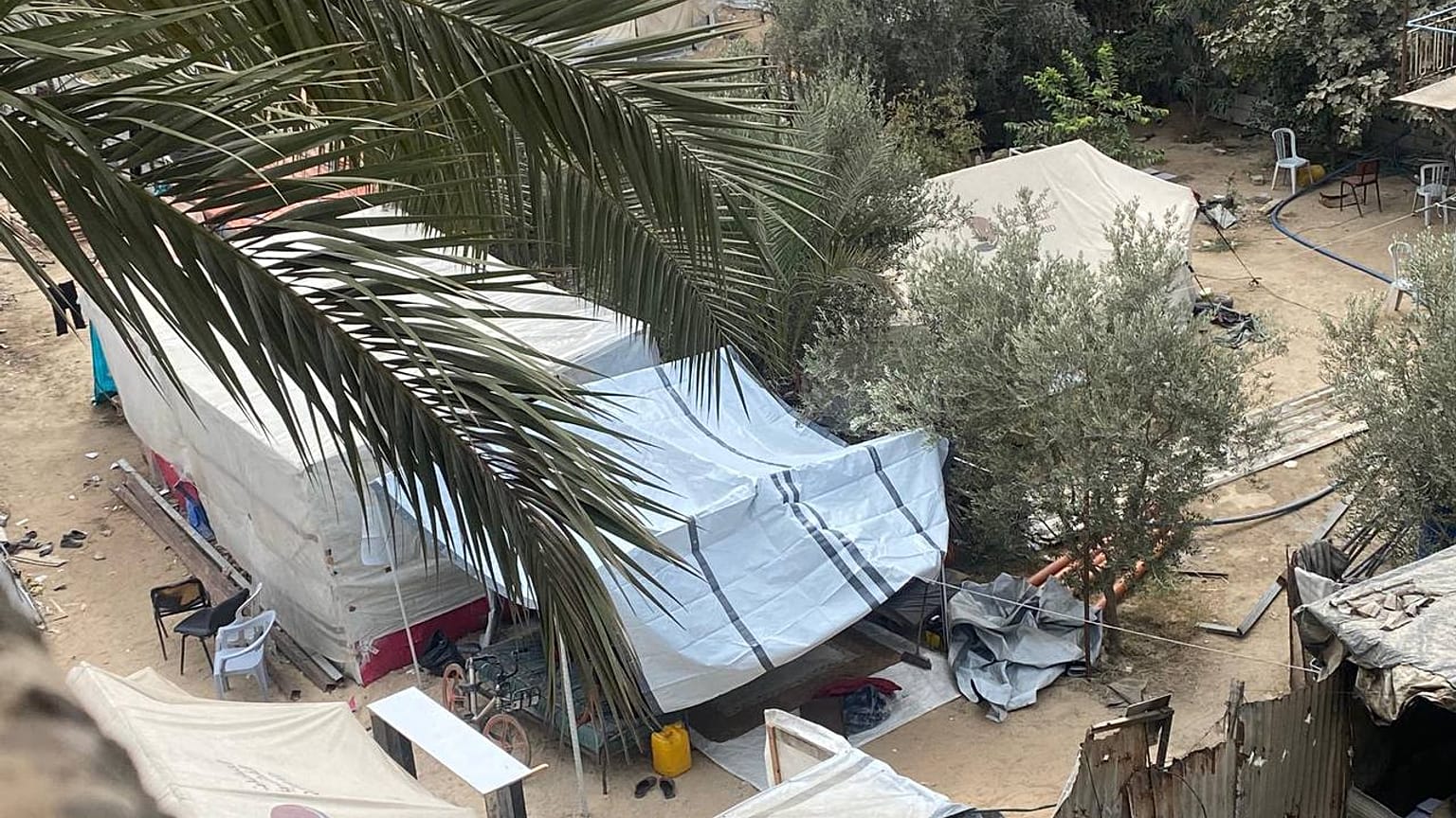 خيام للنازحين في غزة