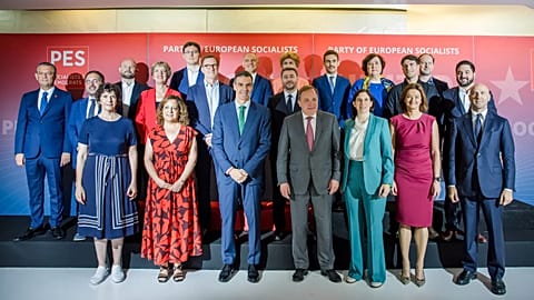 Socialists leaders at the last European Council Preparatory Meeting, in June