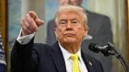 Donald Trump na quarta-feira na Sala Oval, na Casa Branca.