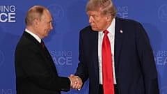 Trump és Putyin az augusztusi alaszkai találkozón
