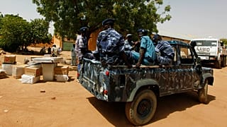 حراس الشرطة السودانية في الفاشر