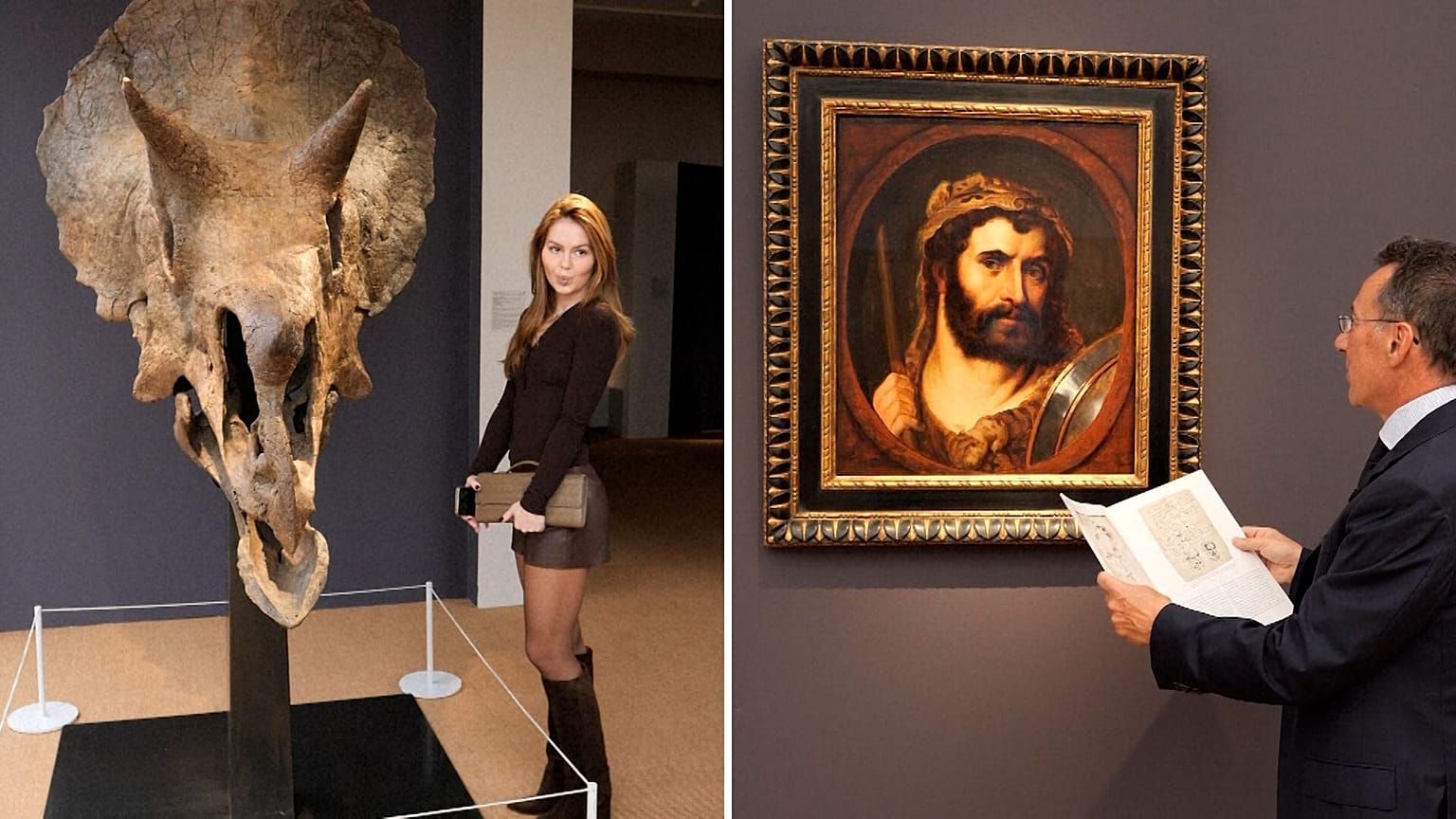Dinosaurs and Reubens' artwork take Frieze Masters to new heights