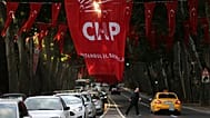 CHP bayrakları İstanbul'da
