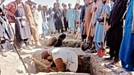 خاکسپاری کشته‌شدگان حملات هوایی پاکستان به افغانستان