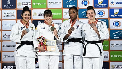 En la categoría de menos de 78 kg, la japonesa Kurena IKEDA se mostró muy fuerte durante toda la jornada