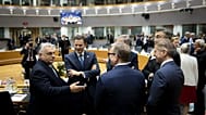 Orbán Viktor Brüsszelben, európai vezetők körében