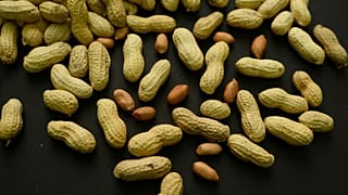 An arrangement of peanuts is seen in this 2015 file photo.
