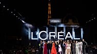 FILE - A model wears a creation for the L'Oreal ready-to-wear Spring/Summer 2023 fashion collection presented October 2022 in Paris.