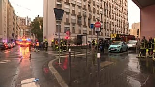 Le lieu de l'incendie à Lyon 