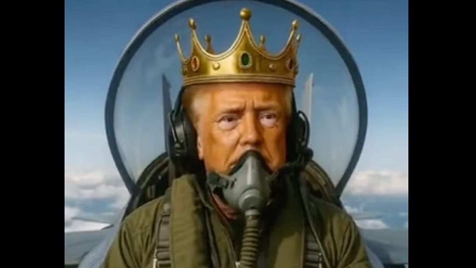 A Internet reage à resposta "nojenta" de Trump à IA dos protestos dos No Kings