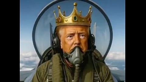 Internet reacts to Trump’s ‘disgusting’ AI response to No Kings protests