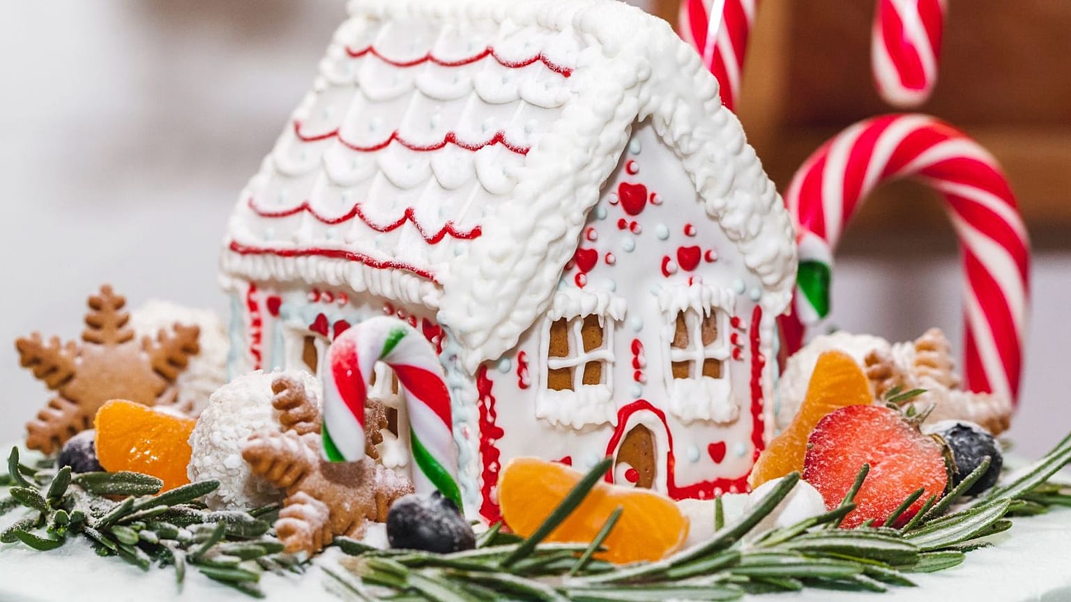 Ein Lebkuchenhaus