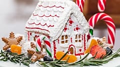 Ein Lebkuchenhaus