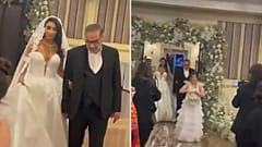 Ali Shamkhani és a lánya annak teheráni esküvőjén
