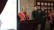 Yargıtay Başkanı Ömer Kerkez, Anıtkabir'de anı defterini imzaladıktan sonra görüntüleniyor, 3 Eylül 2025 (Fotoğraf Yargıtay'ın resmi sitesinden alınmıştır)