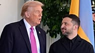 US president Donald Trump and Ukrainian president Volodymyr Zelenskyy.