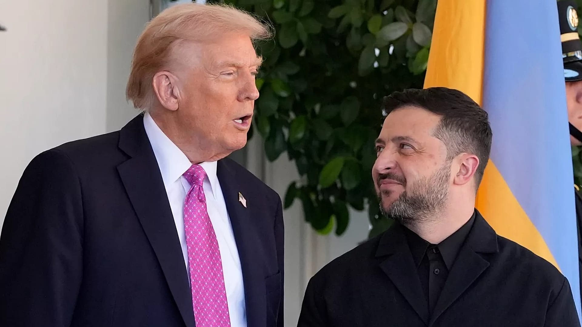 US president Donald Trump and Ukrainian president Volodymyr Zelenskyy.