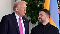 Президент США Дональд Трамп и президент Украины Владимир Зеленский.