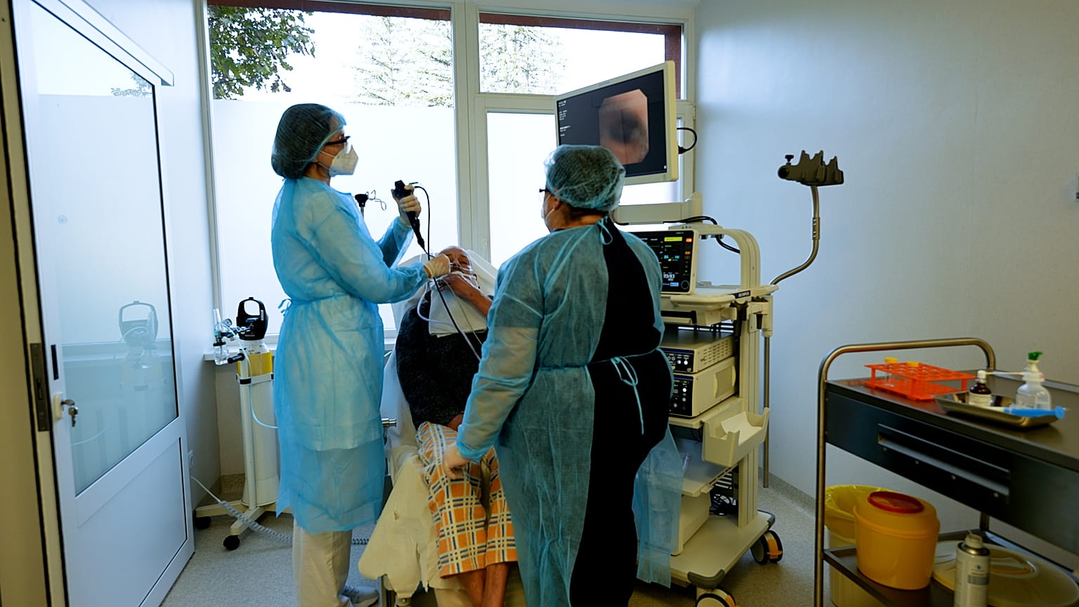 Bronchoskopie-Untersuchung