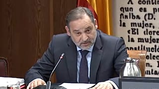 José Luis Ábalos Meco, ante la Comisión de Investigación sobre los contratos públicos realizados durante la pandemia de covid-19, en una foto de archivo del 6 de mayo de 2024