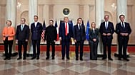 Die europäischen Staats- und Regierungschefs haben eine gemeinsame Erklärung zu Russlands Krieg abgegeben.