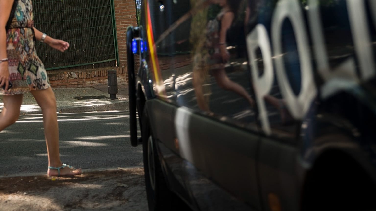 Imagen de un furgón policial 