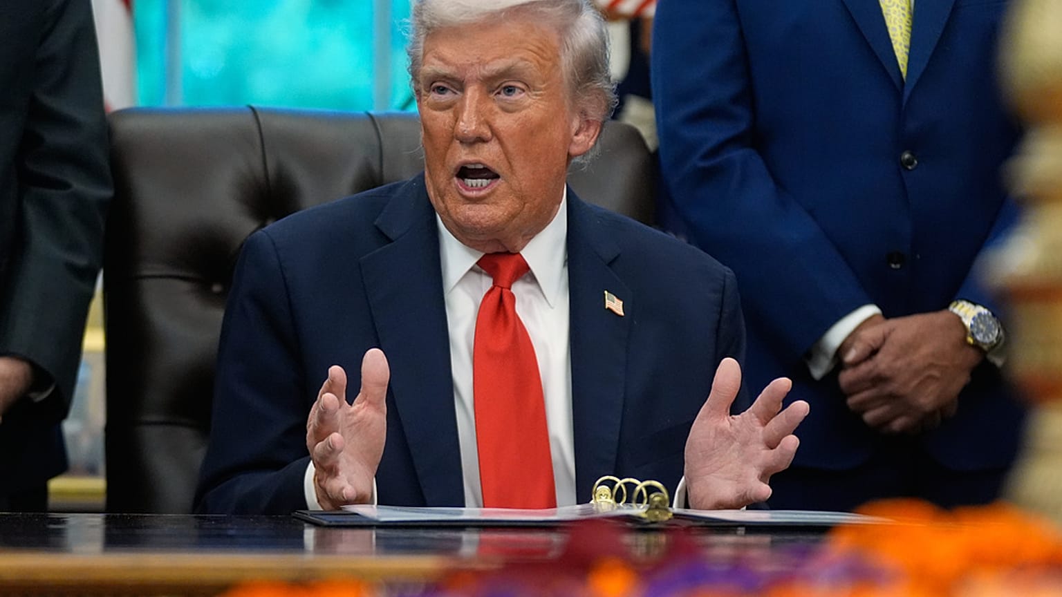 Prezydent USA Donald Trump. 