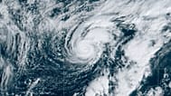 Diese Satellitenkarte, bereitgestellt von der National Oceanic and Atmospheric Administration (NOAA), zeigt den Hurrikan Isaac am Freitag, dem 27. September 2024.