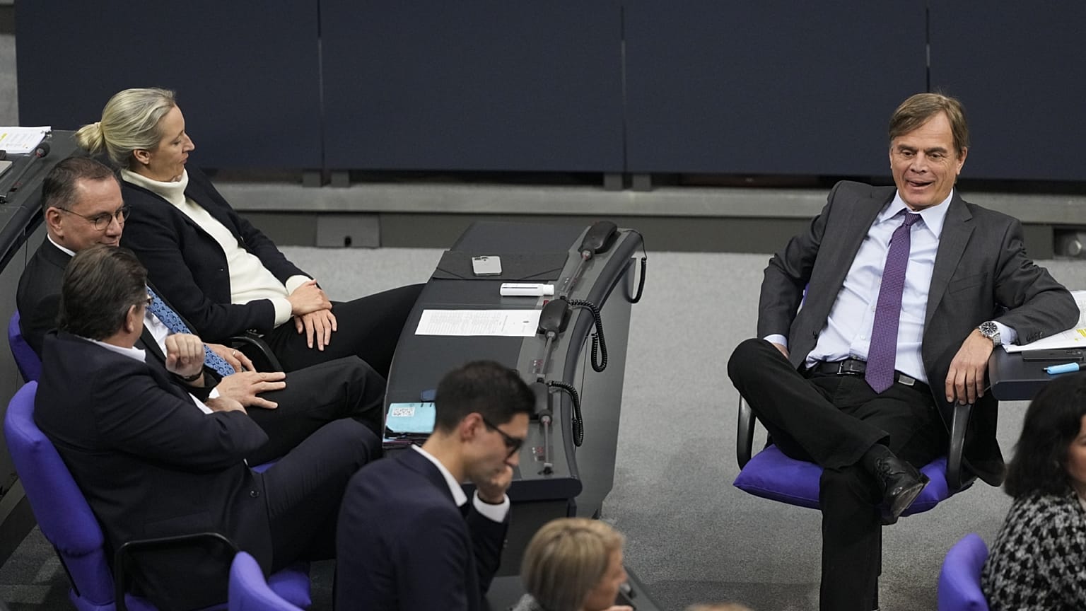 Az AfD vezetői a Bundestagban