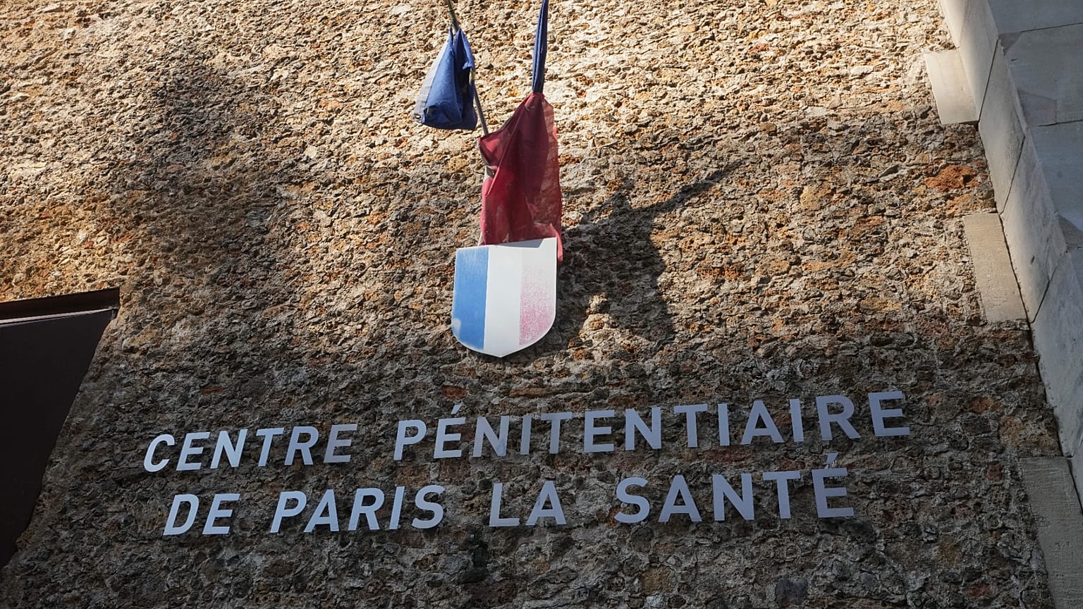 FILE: Outside view of La Sante prison in Paris, 29 September 2025