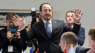 Güney Kıbrıs Cumhurbaşkanı Nikos Hristodulidis, Brüksel'de düzenlenen AB zirvesinde, 20 Mart 2025