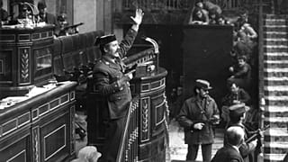 Fernando Tejero en el Congreso, 1981