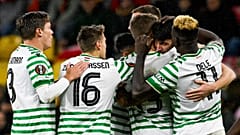Ferencvárosi gólöröm a Red Bull Salzburg - Ferencvárosi TC labdarúgó Európa-liga mérkőzésen a salzburgi Red Bull Arénában 2025. október 23-án 