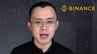 ARQUIVO - O CEO da Binance, Changpeng Zhao, responde a uma pergunta durante uma entrevista de reunião do Zoom com a Associated Press em 16 de novembro de 2021.