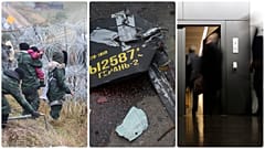 Közel-keleti migránsok a belarusz-lengyel határon, egy Geran-2 drón maradványai Kijev utcáin, a Bundestag biztonsági bejárata