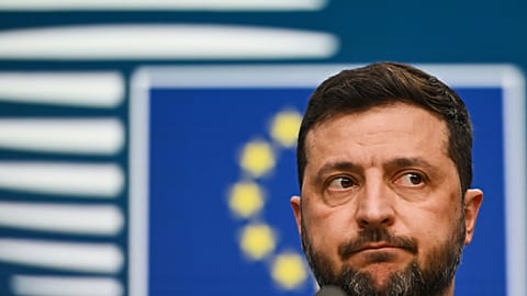 Ukraines Präsident Wolodymyr Selenskyj beim EU-Gipfel in Brüssel