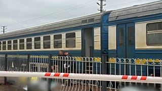 Az ukrán rendőrség helyszíni felvétele