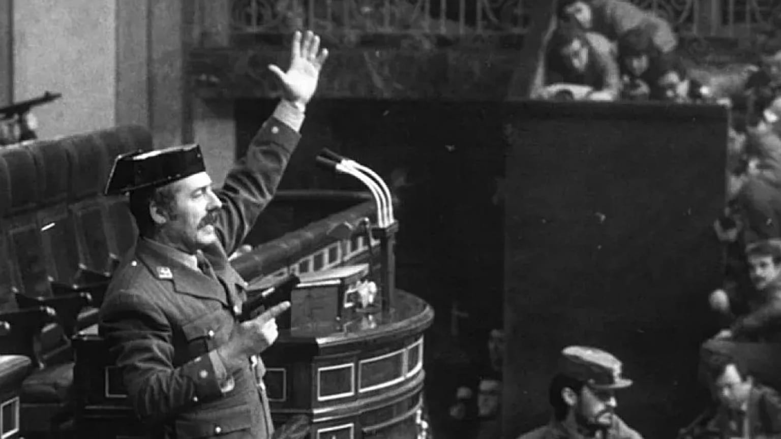 Fernando Tejero en el Congreso, 1981